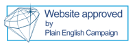 Website approved by the Plain English Campaign